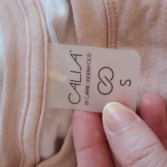 Calia by Carrie Pink and White Ombre Shirt, Size S - Picture 8 of 8